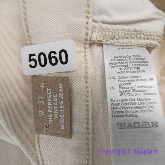 NEW Madewell The Perfect Vintage Wide-Leg Jean: Garment-Dyed Edition,‎ 31 - Picture 16 of 16